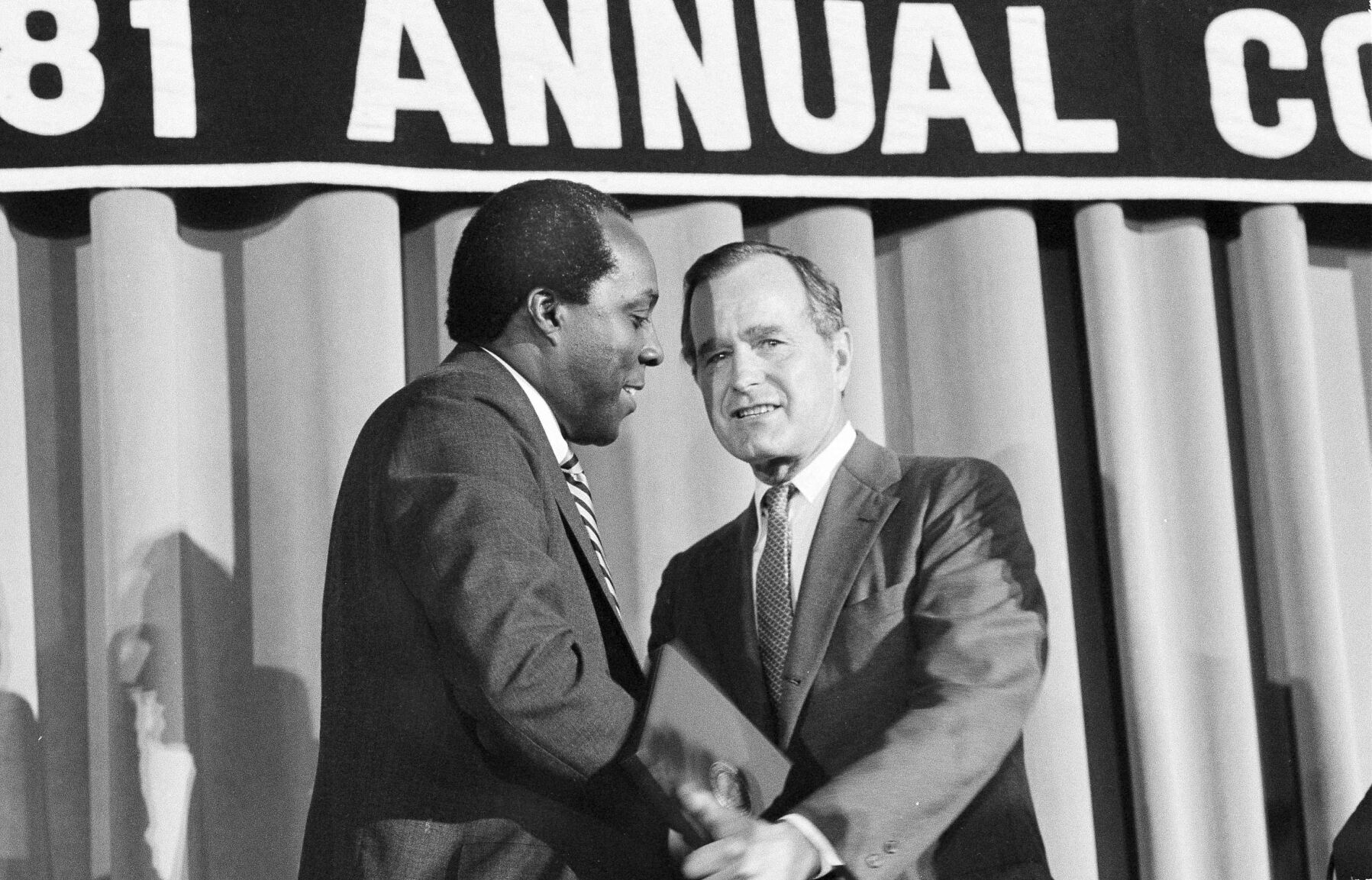 Vernon Jordan, George H.W. Bush